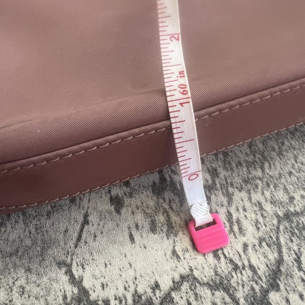 Kate Spade New York Dawn  Flat Nylon and Leather Pink and Black Crossbody Bag - Picture 12 of 15